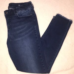 Kaari Blue Skinny Ankle Jeans